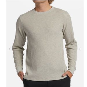 Billabong Gray Essential Longsleeve Thermal Shirt